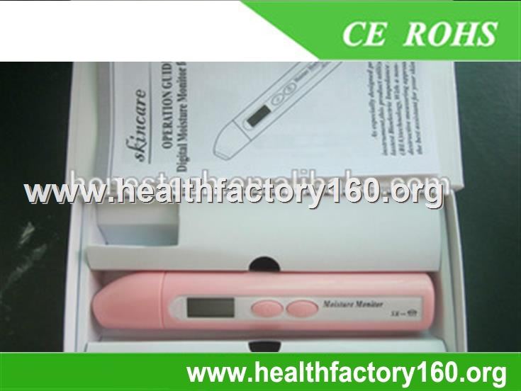 Protable digital moisture monitor for skin Lady beauty moisture analyzer