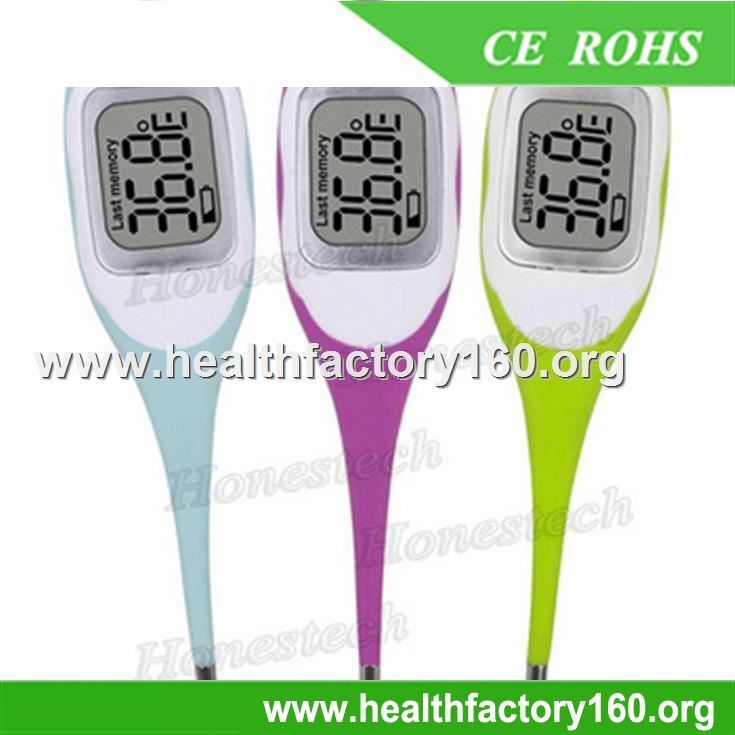 Manufacture Household Test instruments Flexible children digital thermometer
